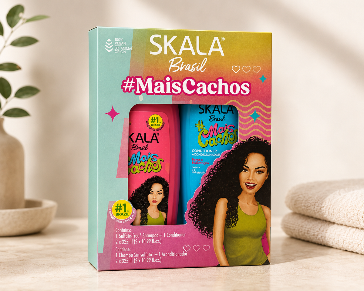 Skala Expert #Mais Cachos Shampoo & Conditioner Kit 325ml | Hydrating Curl Care Duo