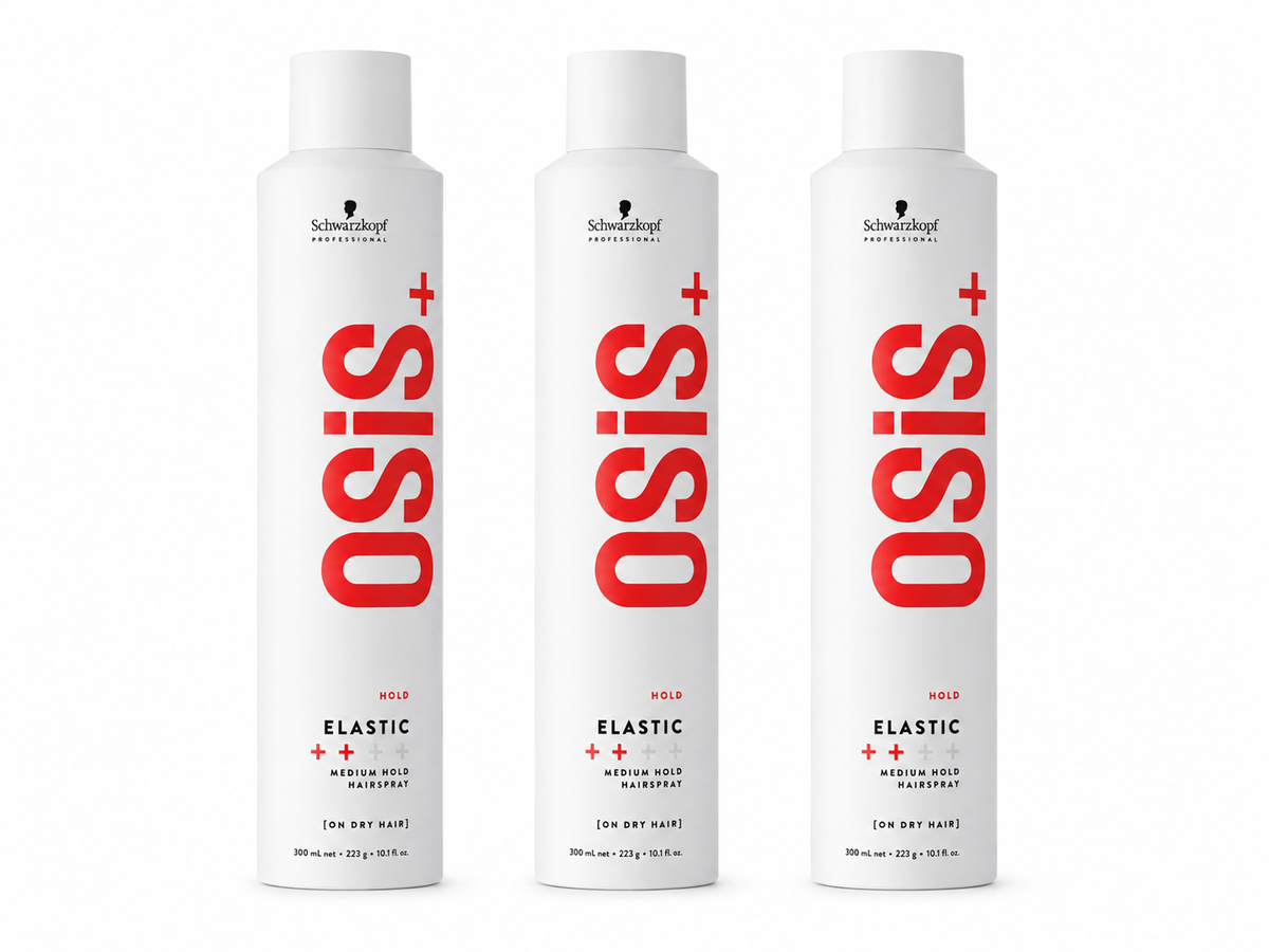 Schwarzkopf OSiS+ Elastic Medium Hold Hairspray Trio