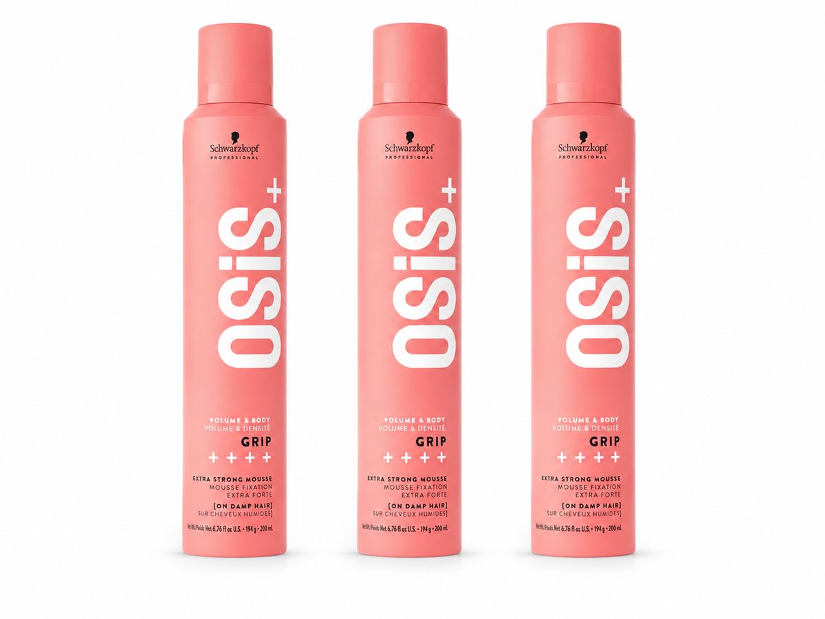Schwarzkopf OSiS+ Grip Extra Strong Mousse Trio