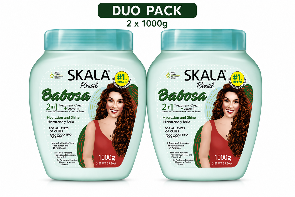 SKALA Babosa 2-in-1 conditioning cream duo pack, 2 bottles, 1000g each