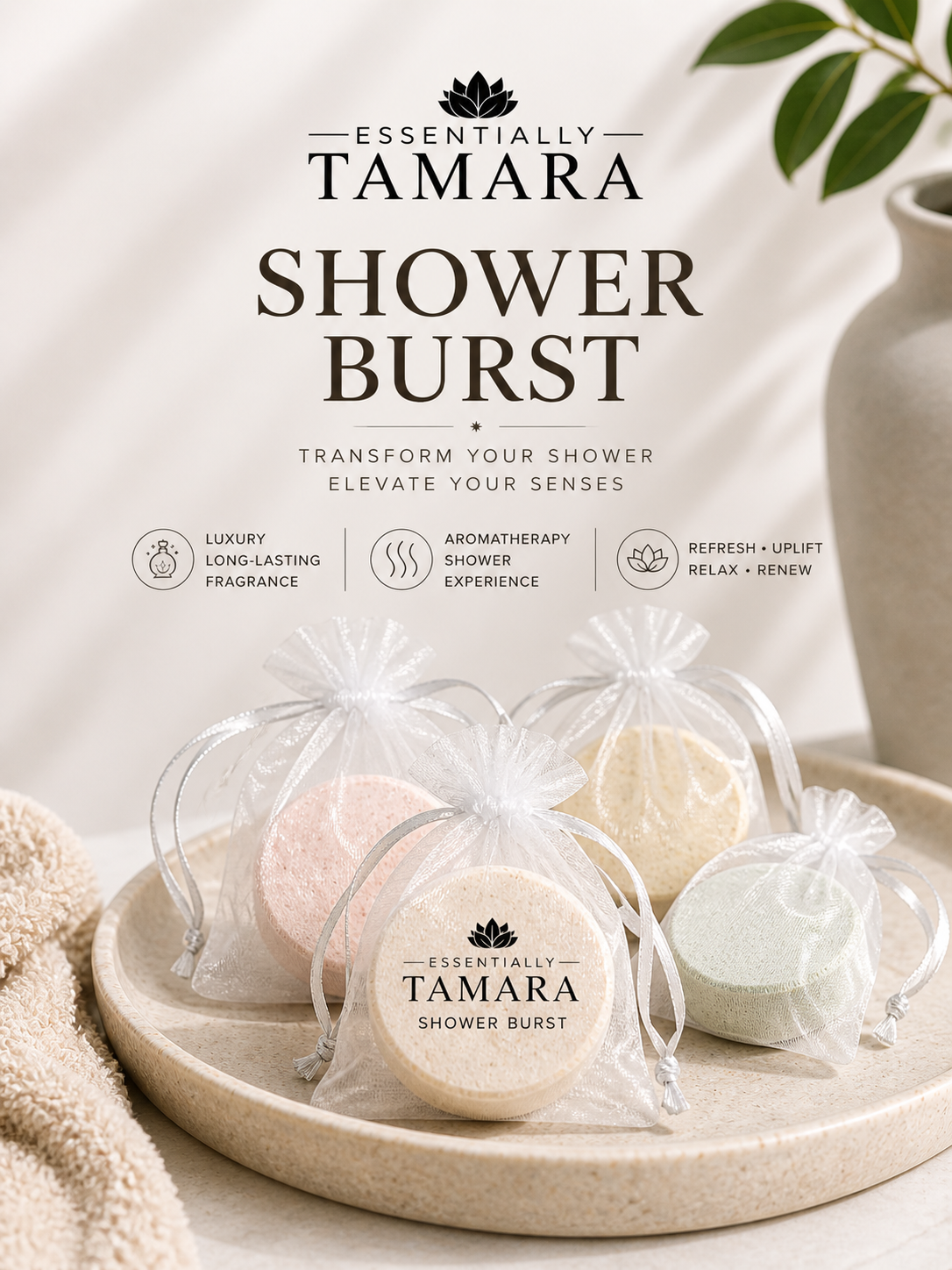 Essentially Tamara Shower Burst In Bag 23g