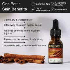 SoulFlower - Cinnamon Essential Oil | Musky & Earthy 15ml