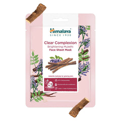 Himalaya - Clear Complexion Brightening Mulethi Face Sheet Mask 30g