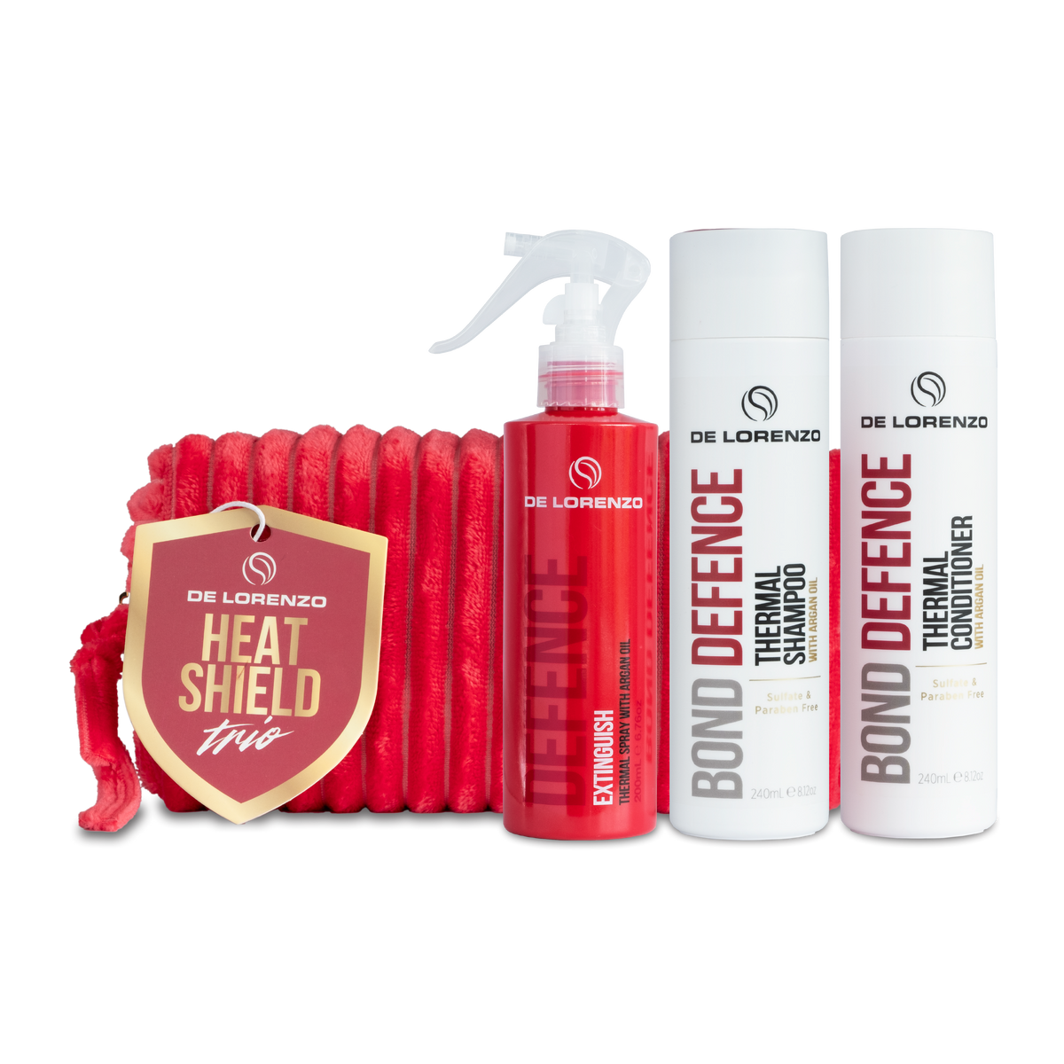De Lorenzo Bond Defence Shampoo, Conditioner & Extinguish Holiday Gift Set 2026