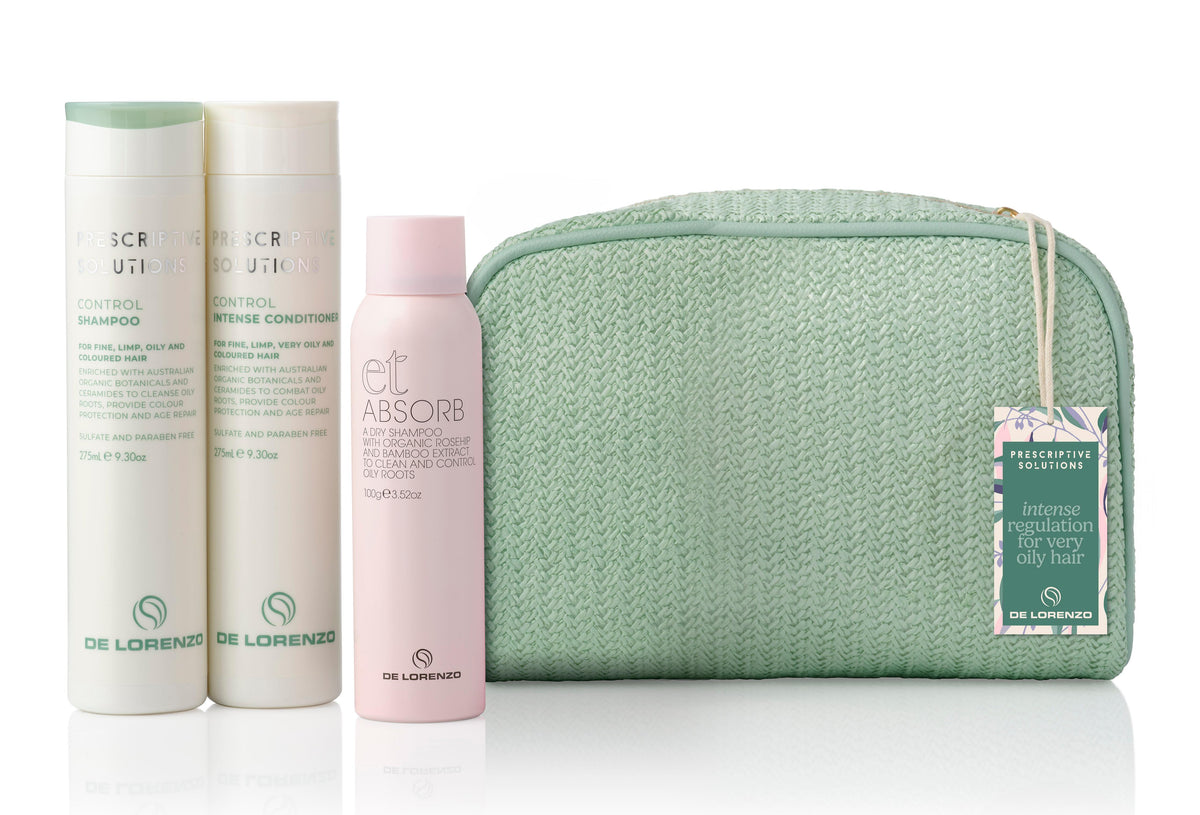 De Lorenzo Control Shampoo, Intense Conditioner & Absorb Holiday Gift Set 2026