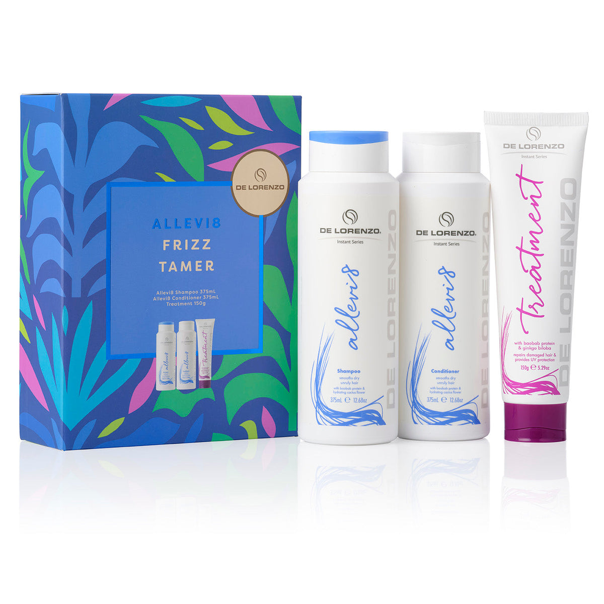 De Lorenzo Allevi8 Shampoo, Conditioner & Treatment Holiday Gift Set 2026