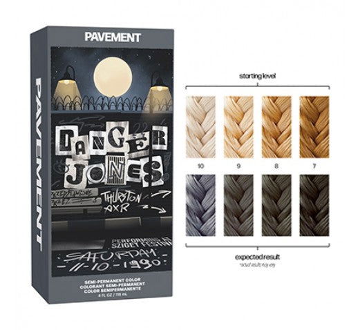 Danger Jones Semi Permanent Hair Colour - PAVEMENT (Grey) 118ml - Kess Hair and Beauty