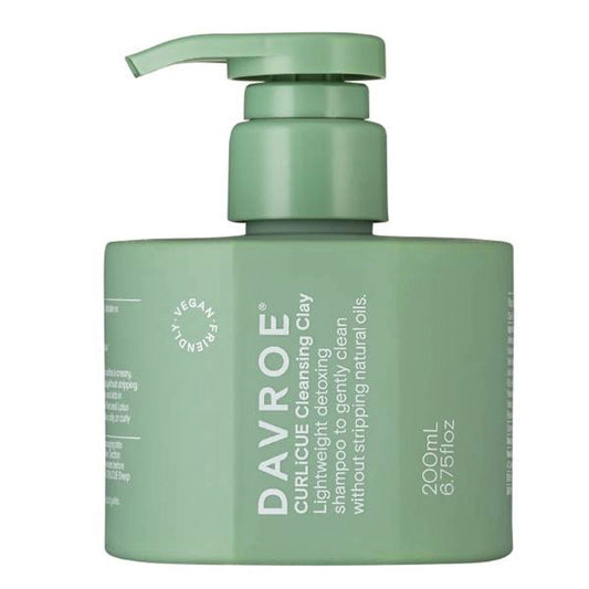 Davroe CURLiCUE cleansing clay shampoo bottle with pump, 20 oz (300 ml)