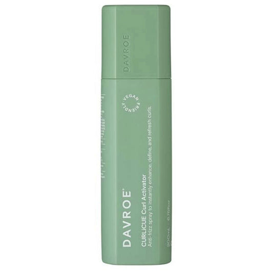 Davroe CURliCUE curl activator bottle, green cylindrical container with cap