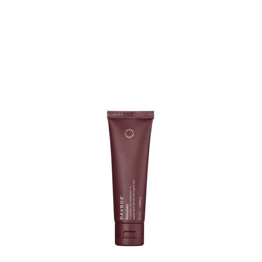 Davroe Rebuilder protein hair reconstructor tube, dark maroon with cap