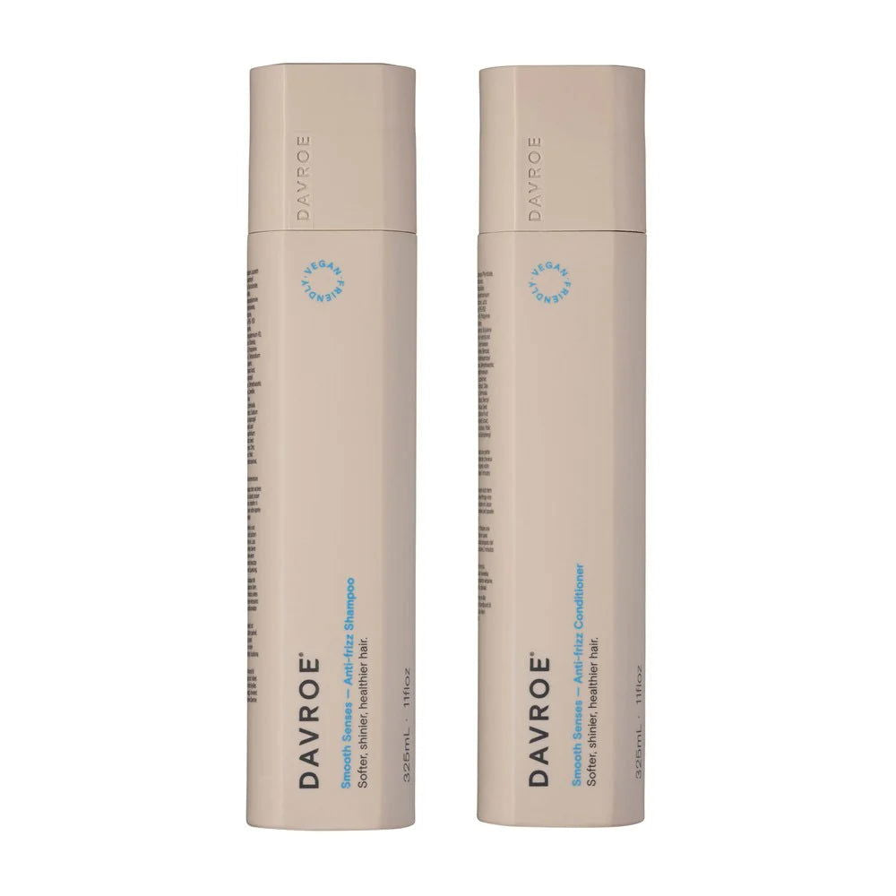 Davroe Smooth Anti Frizz Shampoo and Conditioner 325ml Bundle - Kess Hair and Beauty