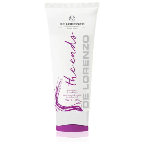 De Lorenzo Rejuven8 hair ends repair cream tube, white with purple label, 120 ml