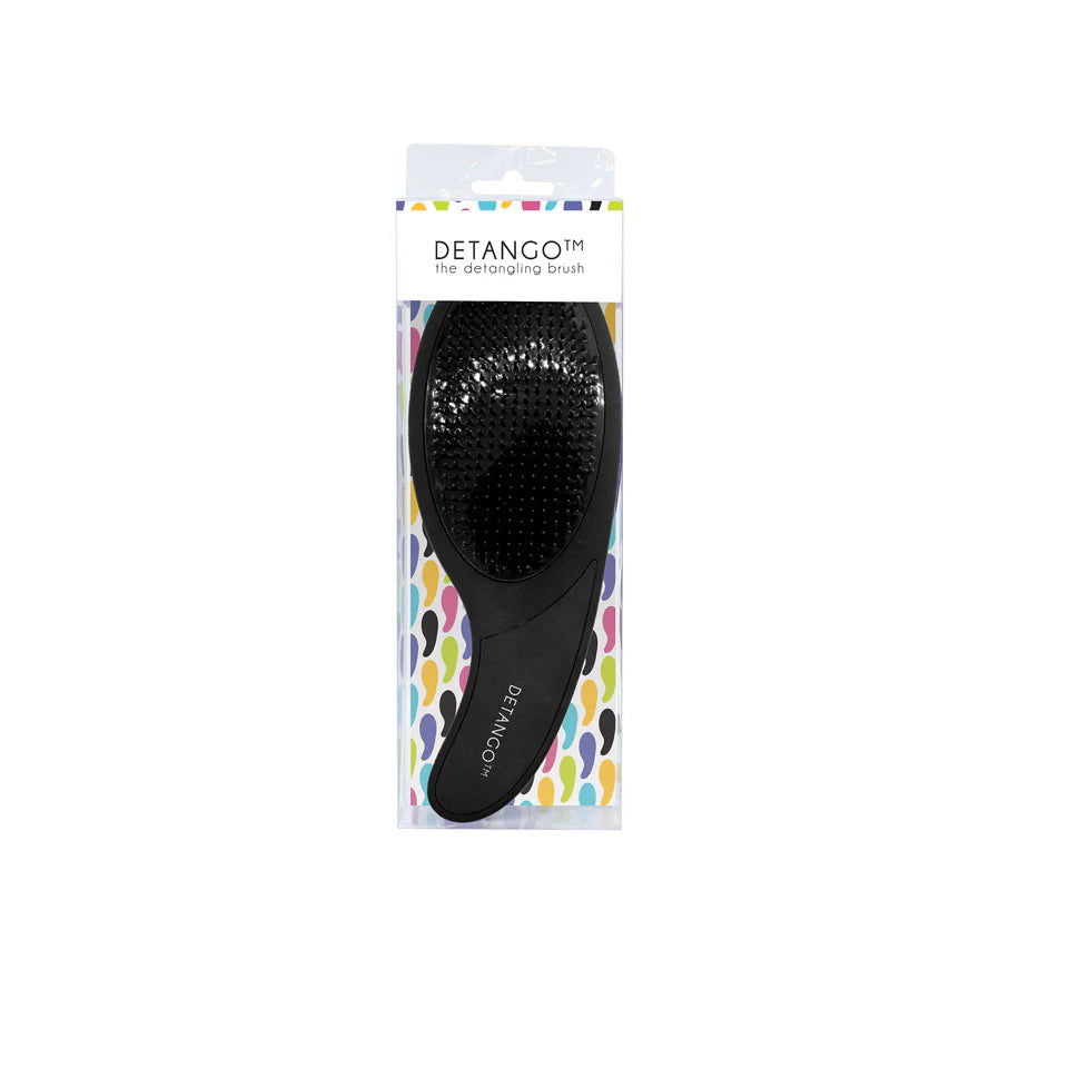Detango The Detangling Brush - Midnight Black - Kess Hair and Beauty