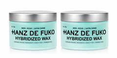 Two Hanz De Fuko Hybridized Wax jars with satin shine and medium hold