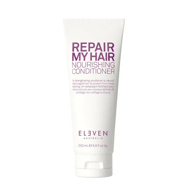 Eleven Australia Repair My Hair nourishing conditioner tube, white plastic