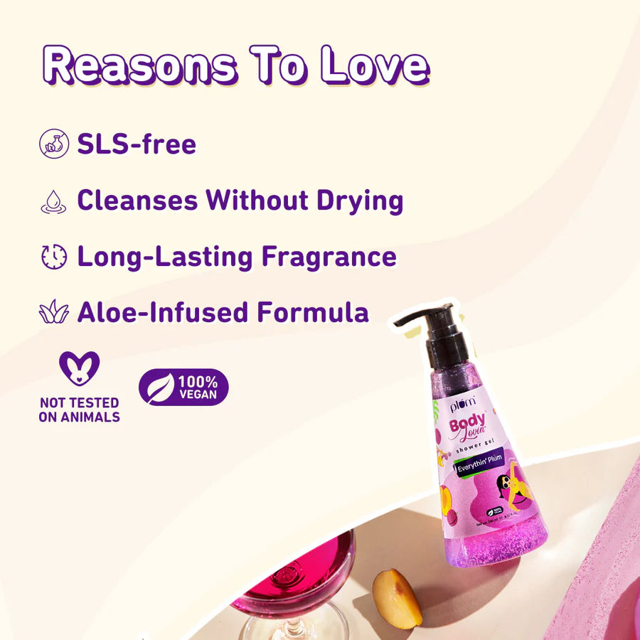 Plum - Everythin' Plum Shower Gel by Plum BodyLovin 240ml