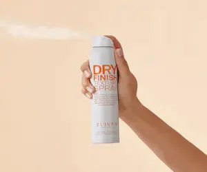 Dry finish texture spray bottle, white can with label and cap, 178 ml