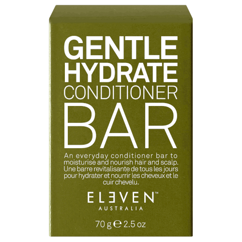 Eleven Australia Gentle Cleanse conditioner bar in green box, 70g