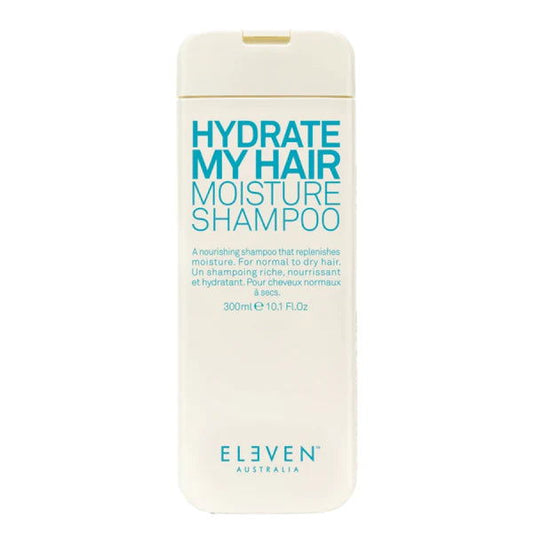 Eleven Australia Hydrate My Hair Moisture Shampoo bottle, 300 ml, front label