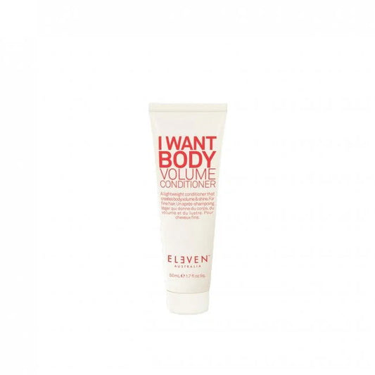 Eleven Australia I Want Body Volume Conditioner tube, cream with red label