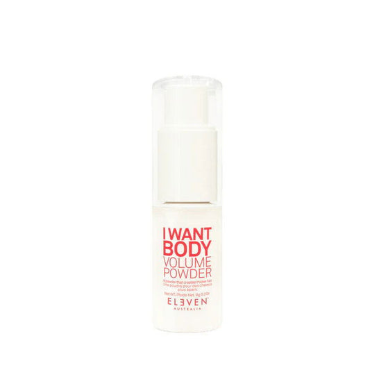 Body volume powder bottle with clear cap