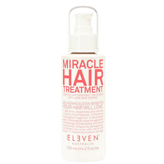 Miracle Hair Treatment bottle, 125ml, with pump and flip-top cap