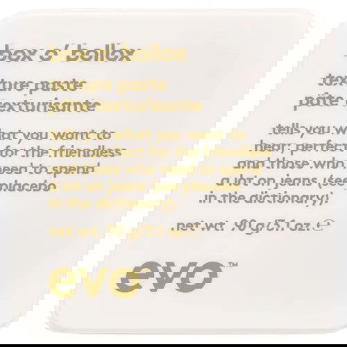 Evo Box O Bollox Texture Paste 90g - Kess Hair and Beauty