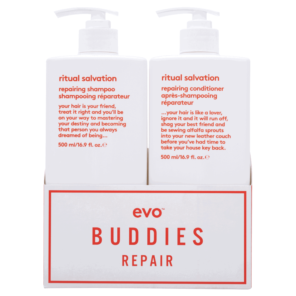 Evo Buddies 500ml REPAIR Ritual Salvation Duo - Kess Hair and Beauty