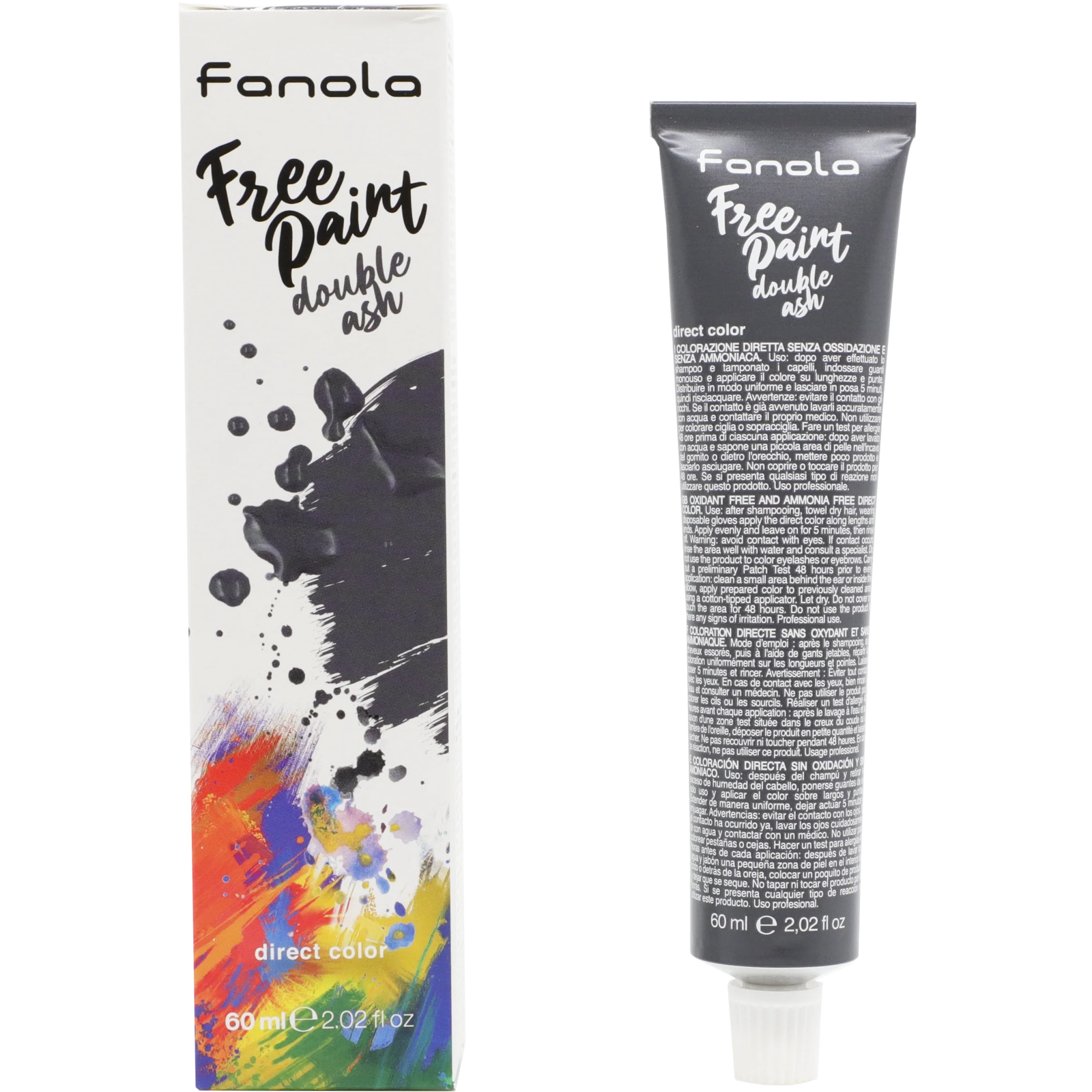 FANOLA Free Paint Direct Colour - Double Ash (60 ml) - Kess Hair and Beauty