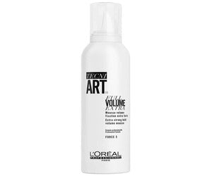 L'oreal Professional Tecni Art Full Volume Extra Mousse (5 - Extra Strong Hold) 250ml - Kess Hair and Beauty