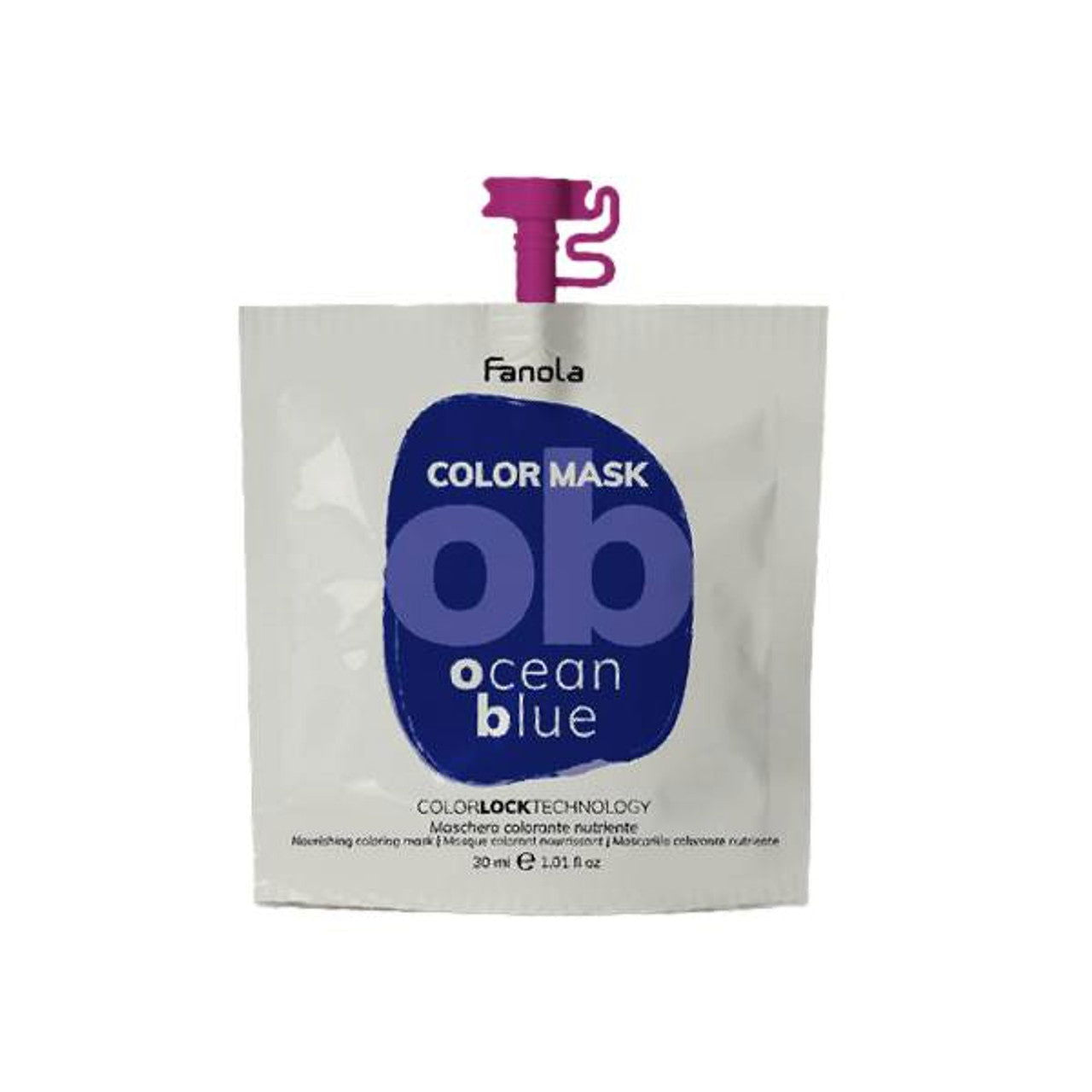 Fanola Colour Mask OCEAN BLUE 30ml - Kess Hair and Beauty