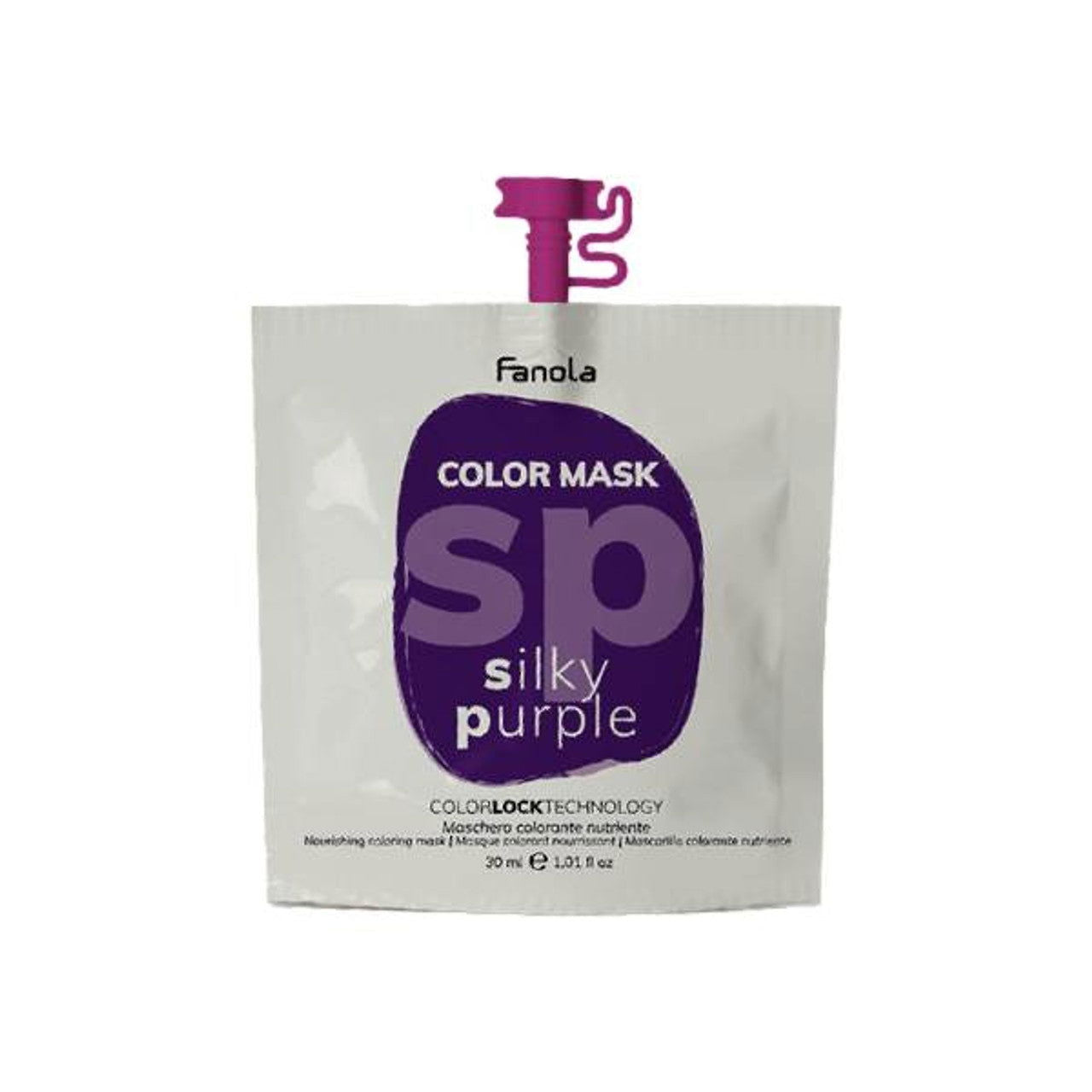 Fanola Colour Mask SILKY PURPLE 30ml - Kess Hair and Beauty