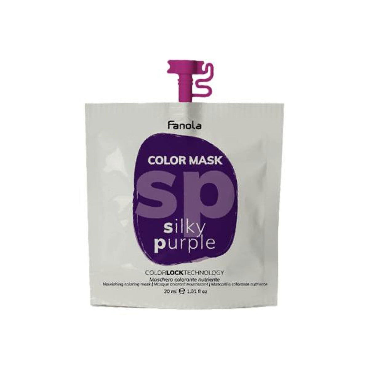 Fanola Colour Mask SILKY PURPLE 30ml - Kess Hair and Beauty