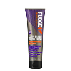 Fudge Clean Blonde Damage Rewind Violet-toning Shampoo 250ml - Kess Hair and Beauty
