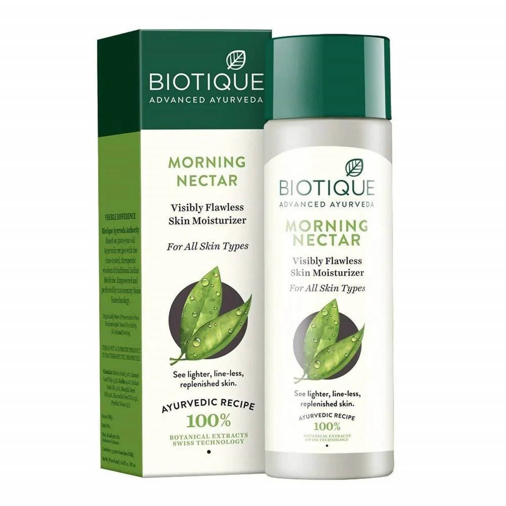 Biotique Morning Nectar Nourish & Hydrate Visibly Flawless Skin Moisturizer - 120ml