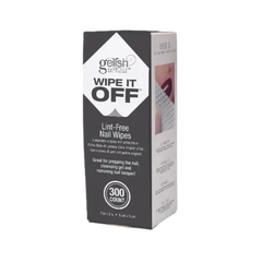 GELISH WIPE IT OFF 300CT - Kess Hair and Beauty