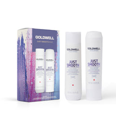 Goldwell Just Smooth Duo 2026 hair care set: box plus two white bottles
