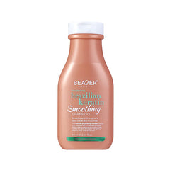 Beaver Beauty Brazilian keratin smoothing shampoo, 60 ml, pink bottle with white cap