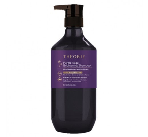 Theorie Purple Sage Brightening Shampoo 400ml - Kess Hair and Beauty