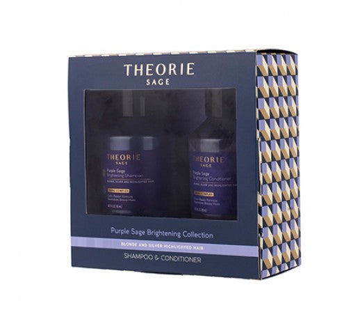 Theorie Sage: Purple Sage Brightening TRAVEL Duo Set - Kess Hair and Beauty