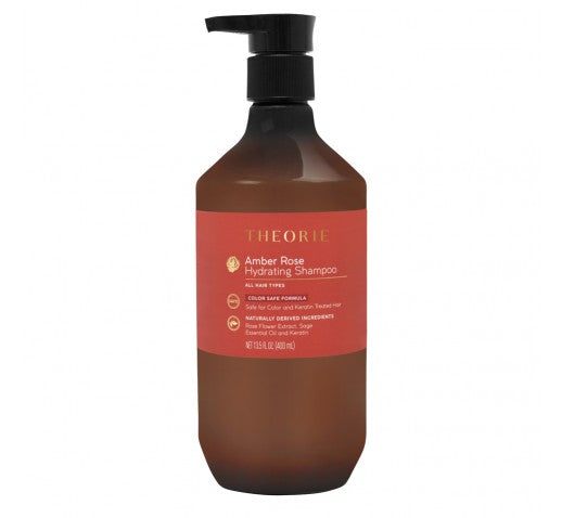 Theorie Amber Rose Hydrating Shampoo 400ml - Kess Hair and Beauty