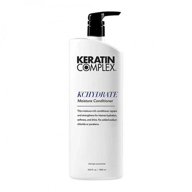 Keratin Complex KCHydrate moisture conditioner bottle with black pump, 1000 ml