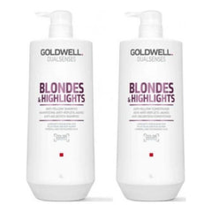 Goldwell Dualsenses Blondes & Highlights Trio Bundle (1L + 200ml Treatment)