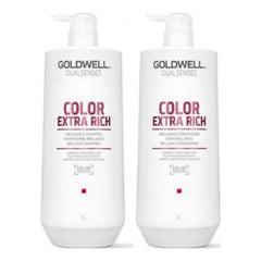 Goldwell Dualsenses Color Extra Rich 1 Litre Shampoo and Conditioner Bundle