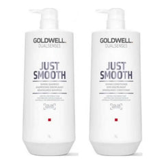 Goldwell Dualsenses Just Smooth Trio Bundle  (1L + 200ml Treatment)