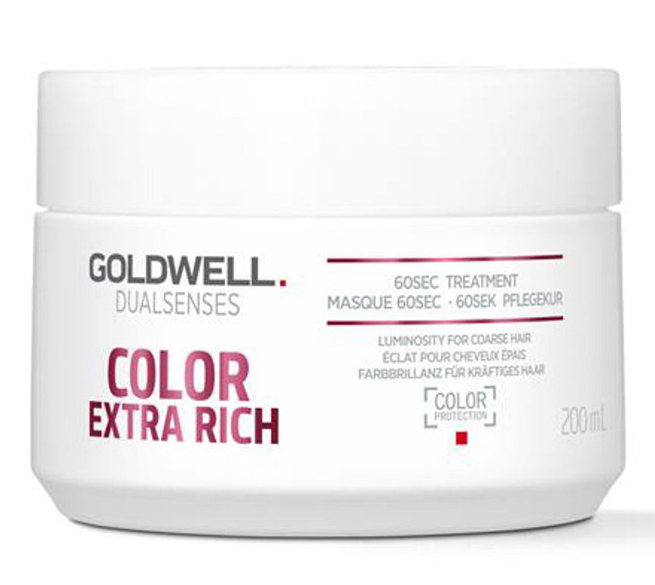 Goldwell Dualsenses Color Extra Rich 200ml treatment jar with white lid