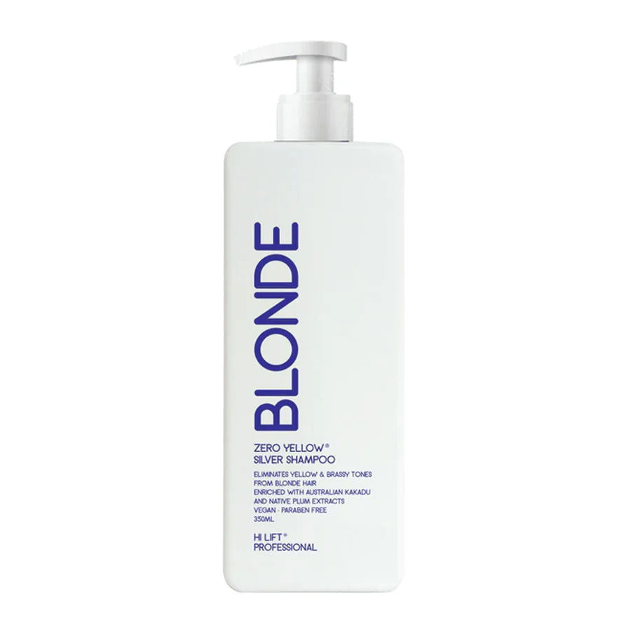 Hi Lift True Blonde Zero Yellow Pure Silver Shampoo 350ml - Kess Hair and Beauty