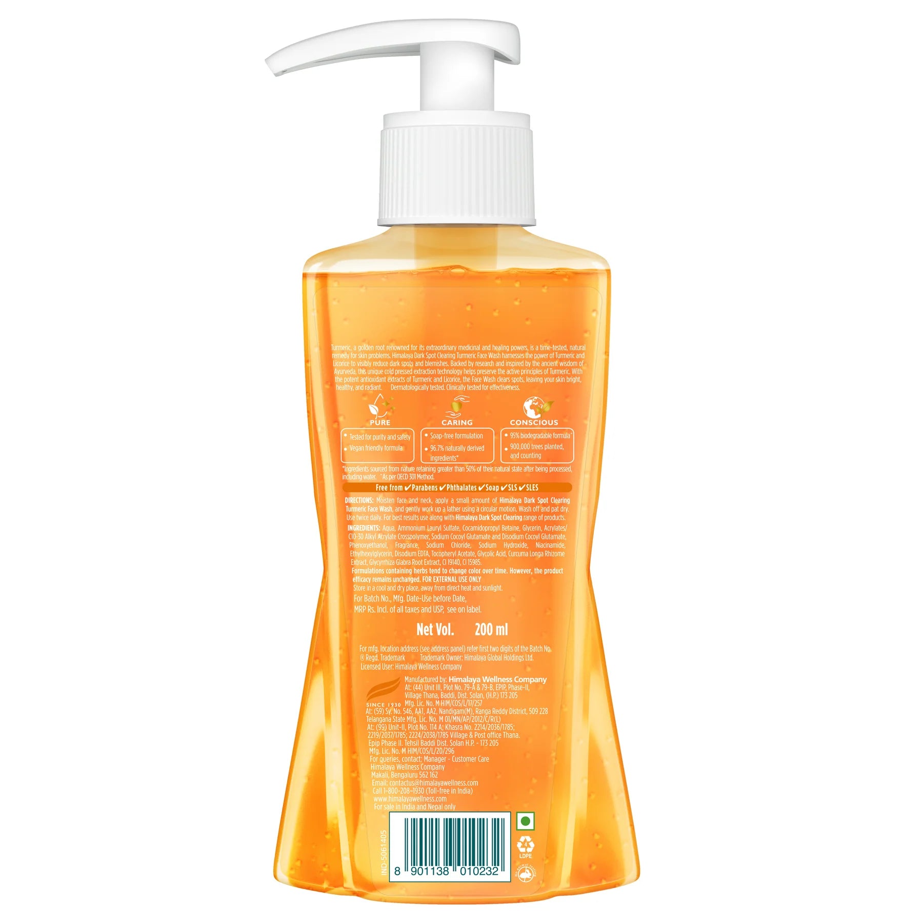 Himalaya - Dark Spot Clearing Turmeric Face Wash 200ml