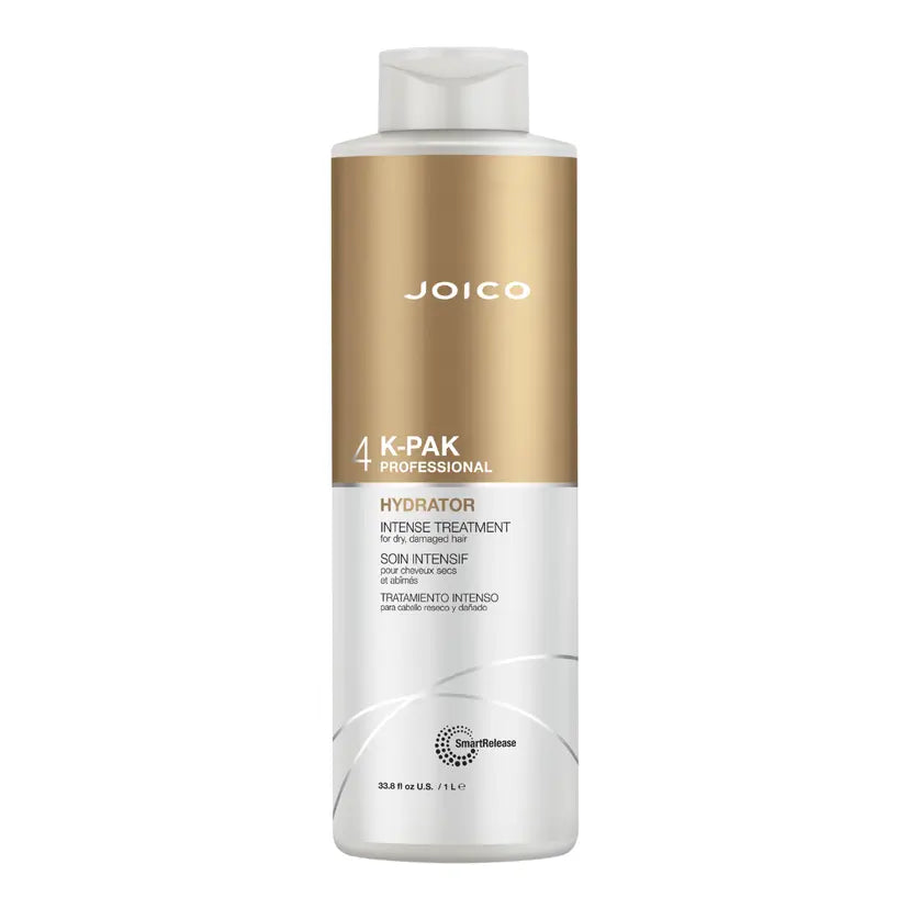 Joico K-PAK Intense Hydrator 1L bottle with beige label