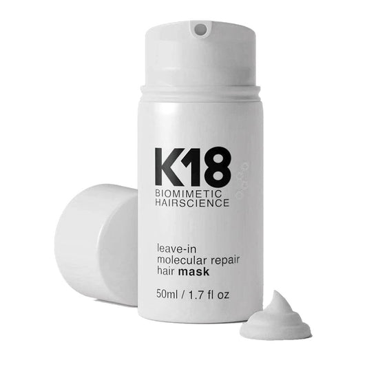K18 leave-in molecular repair hair mask bottle, 50 ml